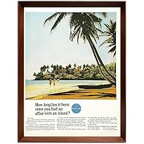 Amazon.co.jp: ハワイ サーフィン レトロ広告 ポスター アメリカ雑誌