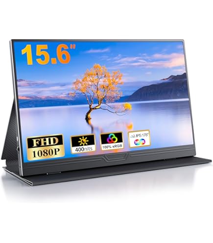 Amazon.co.jp: モバイルモニター 15.6インチ IPS液晶 FHD ポータブル
