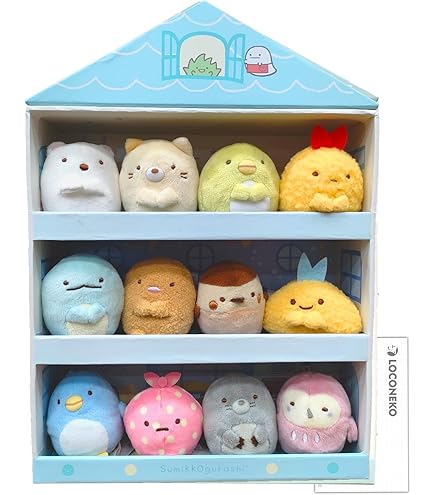 Amazon.co.jp: すみっコぐらし 寿司桶ぬいぐるみセット : おもちゃ