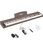 Amazon | KIMFBAY 電子ピアノ 88鍵盤 卓上 木製 電子 ピアノ 88鍵