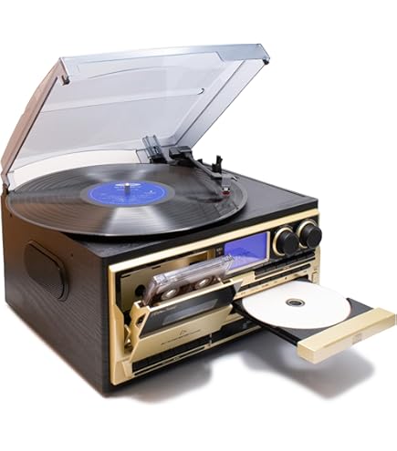 Amazon.co.jp: オールインワン レコードプレーヤー AR-01G リモコン