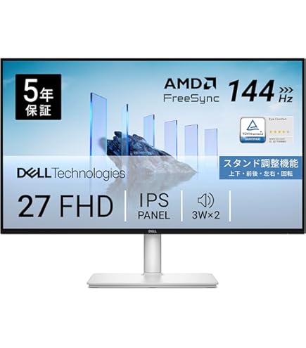Amazon.co.jp: 【整理済み品】デル U2722DE 27インチ FHD2560 x 1440