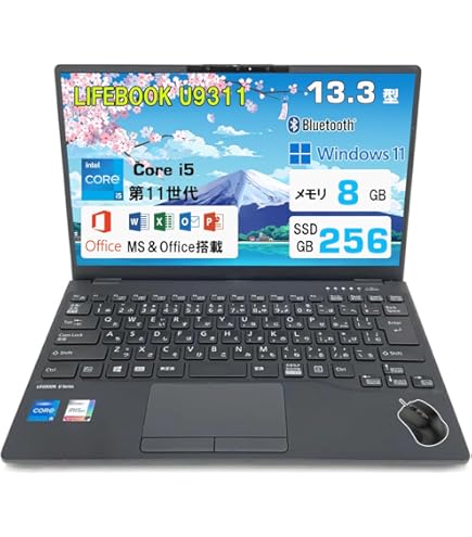 Amazon.co.jp: 整備済み・動作確認済/富士通 ノートパソコン Windows11