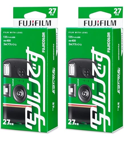 Amazon | 富士フイルム(FUJIFILM) (3個セット) 写ルンです シンプル