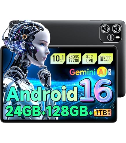 Amazon.co.jp: タブレット 10インチ Android 16 wi-fiモデル 8コアCPU