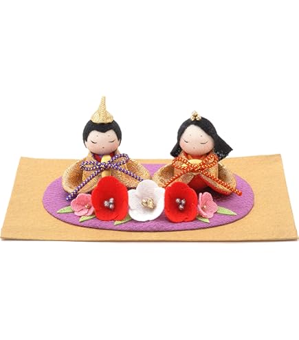 Amazon.co.jp: ARITA PORCELAIN LAB 雛人形 ぼんぼり付 （屏風 台付 木