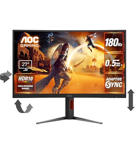 Amazon.co.jp: AOC ゲーミングモニター AG273QCX/11(27インチ/曲面