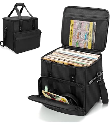 Amazon | CNB レコードケース LP用 収納枚数 約50枚 LPC-310 ブラック