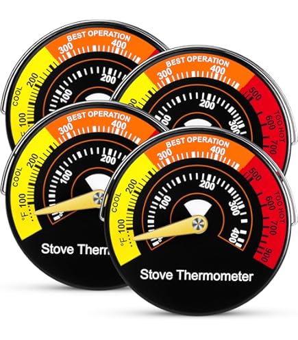 Amazon.co.jp: ヨツールサーモメーター 薪ストーブ 温度計 日本製