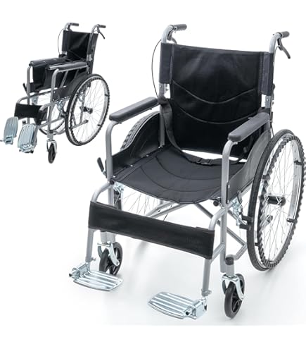 Amazon | カワムラサイクル 車椅子 (自走式/アルミ製/ノーパンクタイヤ