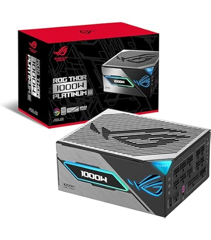 Amazon | ASUS ROG Thor 1000W Platinum II フルモジュラー電源 (1000