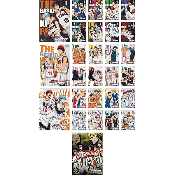 Amazon.co.jp: 黒子のバスケ 2nd SEASON [レンタル落ち] 全9巻セット