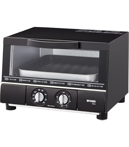 Amazon | タイガー魔法瓶(TIGER) オーブントースター 断熱Wガラス 温度