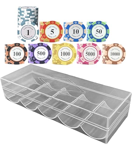 Amazon | モンテカルロ カジノチップ ポーカーチップ バカラチップ