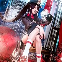 Amazon.co.jp: [NOKIJP] 原神 コスプレ 胡桃 コスプレ衣装 璃月 雪晴