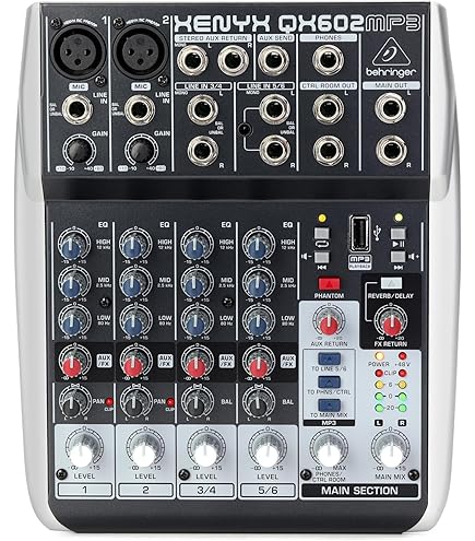 Amazon | Behringer アナログミキサー 10チャンネル XENYX 1002
