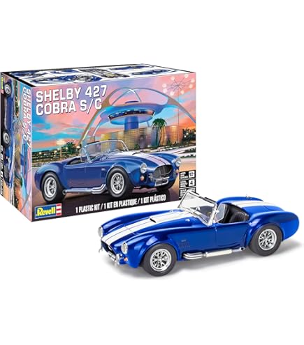 Amazon.co.jp: レベル4モデルキット シェルビーコブラ 427 S/C 1/24