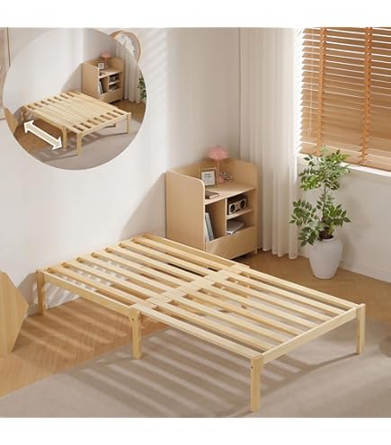 Amazon | IKEA/イケア MINNEN/ミンネン：伸長式ベッドフレーム