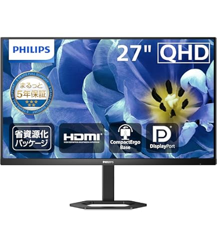 Amazon.co.jp: PHILIPS モニターディスプレイ 27E1N5600AE/11 (27