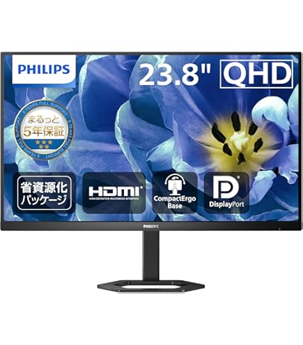 Amazon.co.jp: Philips(フィリップス) 25型IPSパネル採用 WQHD液晶