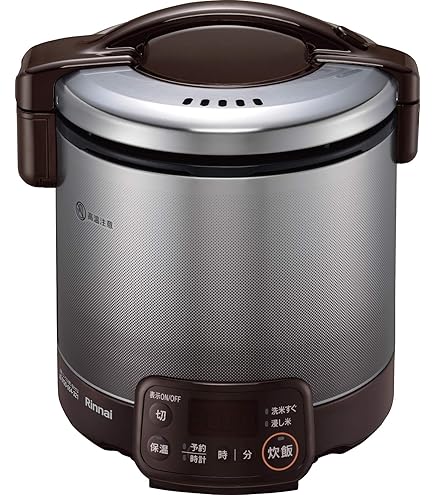 Amazon | リンナイ ガス炊飯器 RR-055MTT(MW) 12A13A マットホワイト