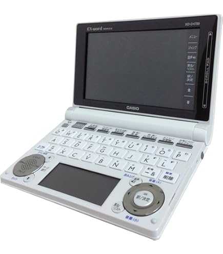 Amazon | CASIO(カシオ) 電子辞書 EX-Word DATAPLUS10 XD-JTG6000WE
