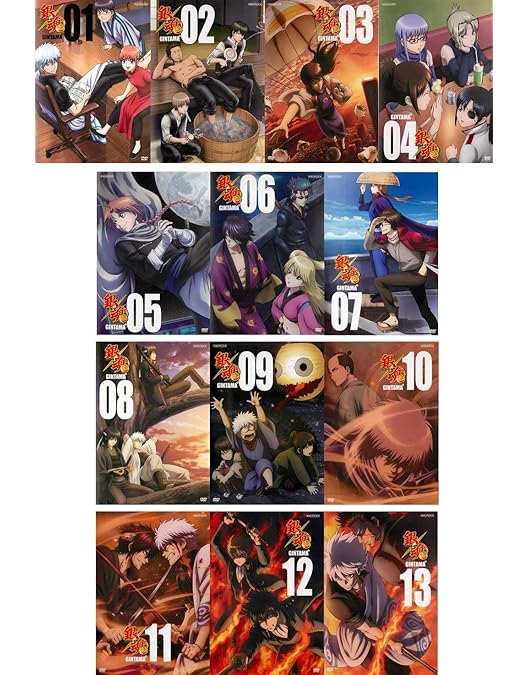 Amazon.co.jp: 銀魂 シーズン其ノ四 [レンタル落ち] 全13巻セット