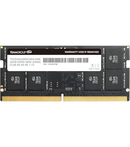Amazon.co.jp: TEAMGROUP Elite SODIMM DDR5 32GB 5600Mhz (PC5-44800