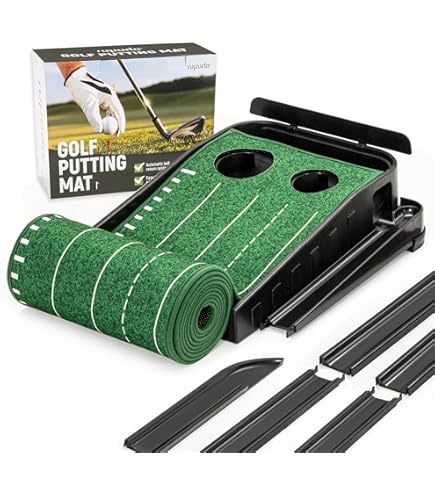 Amazon | Wellputtパッティングトレーニングマット13ft / 4M Premium