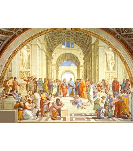 Amazon.co.jp: 1000ピース ジグソーパズル アテナイの学堂 ラファエル