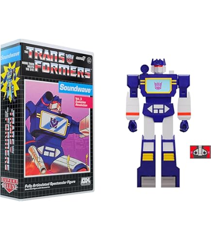Amazon | TRANSFORMERS MUSIC LABEL SOUNDWAVE playing audio player