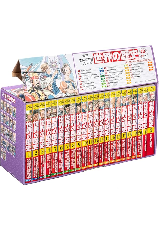 Amazon.co.jp: 角川まんが学習シリーズ 世界の歴史 懐中コンパスつき