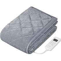 Amazon | パナソニック 電気毛布 掛け敷き兼用 室温センサー搭載 8段階