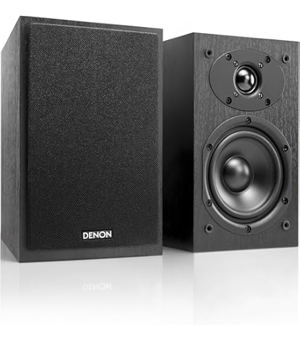 Amazon.co.jp: Denon ブックシェルフスピーカー (1台) ブラック SC