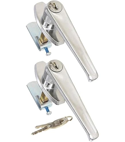 Prime-Line GD 52123 Door Handle Lock, Keyed, Diecast Zinc, Chrome