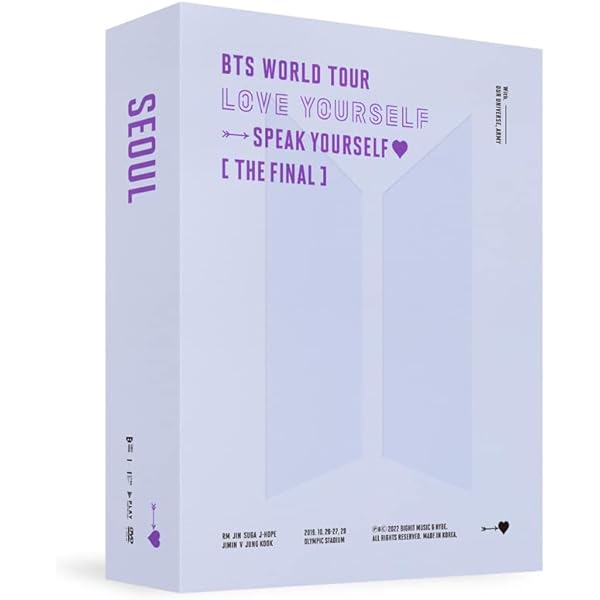 Amazon.com: BTS World Tour 'Love Yourself' (Japan Edition) (3 Blu