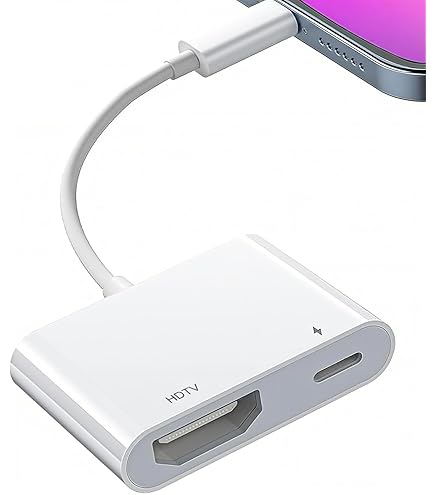 Amazon.com: Wahbite Lightning to HDMI Digital AV Adapter, 1080P