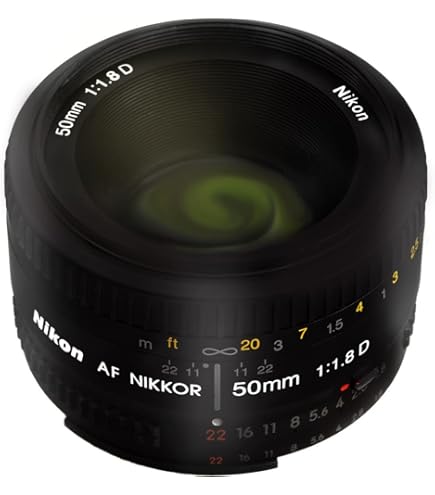 Amazon.com : Nikon AF FX NIKKOR 50mm f/1.8D Lens with Auto Focus