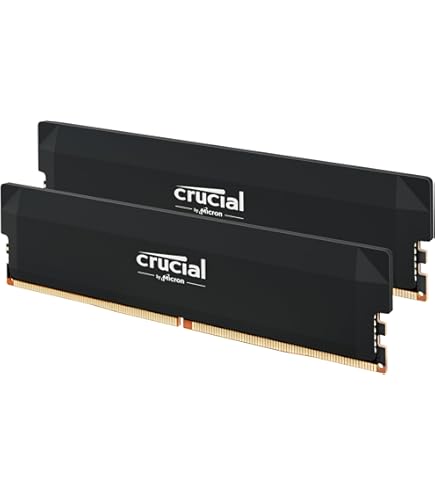 Crucial Pro DDR5 RAM 64GB Kit (2x32GB) 6400MHz CL40, Overclocking