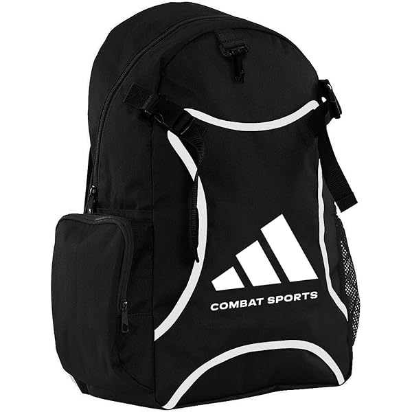 Amazon.com: adidas Taekwondo Sparring Backpack - Black White