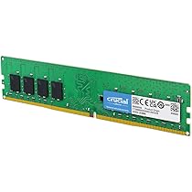 Crucial 32GB DDR4 RAM, 3200MHz (PC4-25600) CL22 Desktop Memory