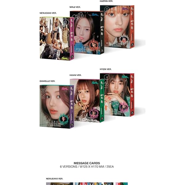 NEWJEANS - NEWJEANS OMG 1st Winter Single Album ( MESSAGE CARD Ver