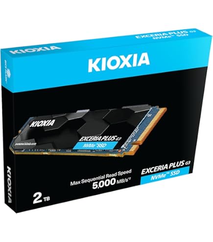 Amazon.com: KIOXIA EXCERIA with Heatsink NVMe™ SSD 1TB : Electronics