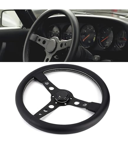 MOMO Motorsport Prototipo Heritage Steering Wheel Black Leather