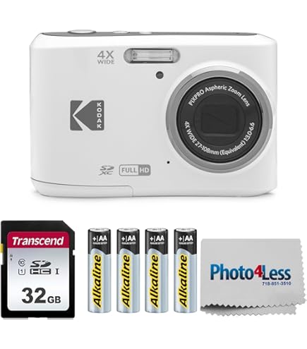 Amazon.com : Kodak PIXPRO FZ45 Friendly Zoom Digital Camera (White