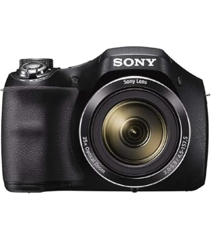 Amazon.com : Sony DSCH300/B Digital Camera (Black) : Electronics