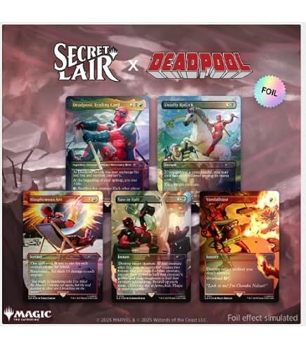Amazon.com: MTG Secret Lair: Secret Lair x Marvel's Iron Man (Foil