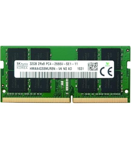 Hynix 32GB 2RX8 PC4-2400T-SE1-11 HMA82GS6AFR8N-UH N0 DDR4-2400