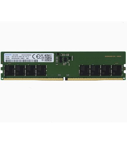 Samsung 16GB DDR5 5600MHz PC5-44800 CL46 UDIMM 1Rx8 Single Rank