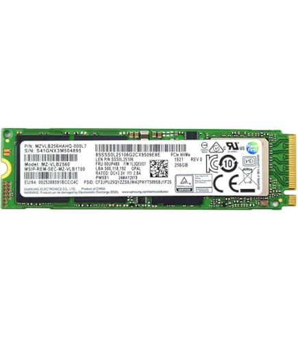Amazon.com: MZ-VLW2560 PM961 256GB M.2 2280 PCI-Express 3.0 x4